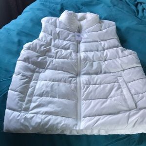 White Puffer Vest